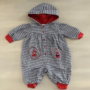 Vintage 90s Baby Girl One Piece Romper 3-6M